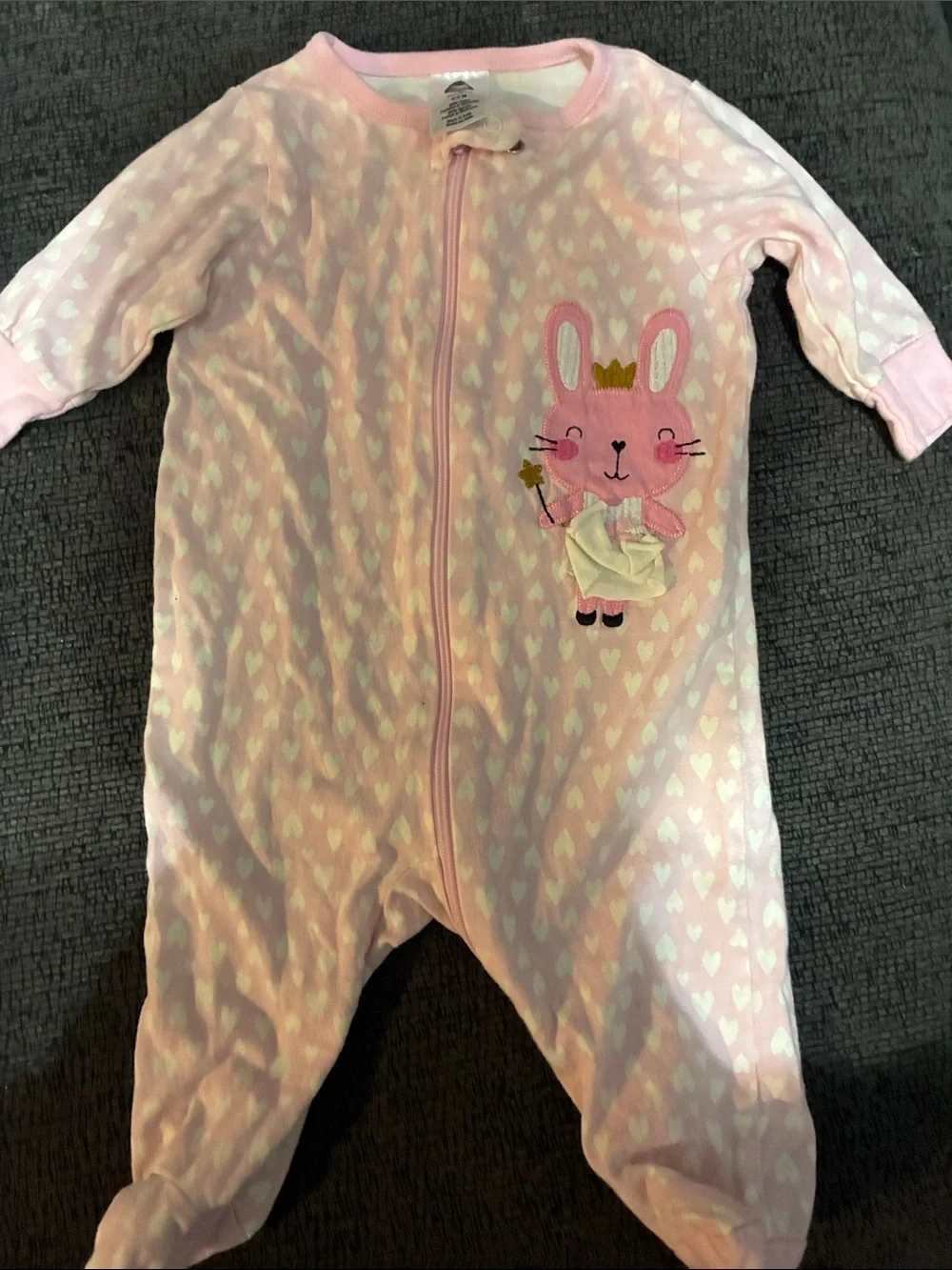 10pc 0-3 months footies bundle for baby girl brands Carter's ,Gerber ChicPea